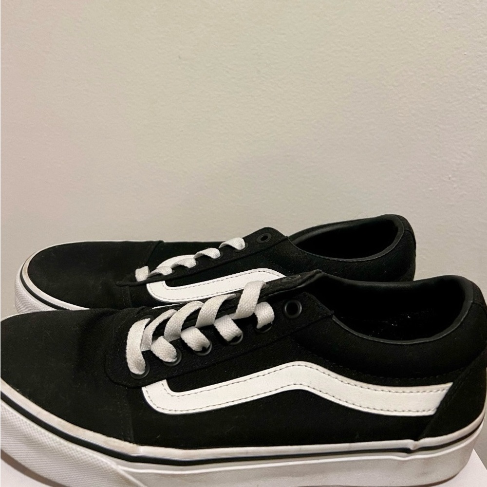 Vans Classic Black and White Shoes
